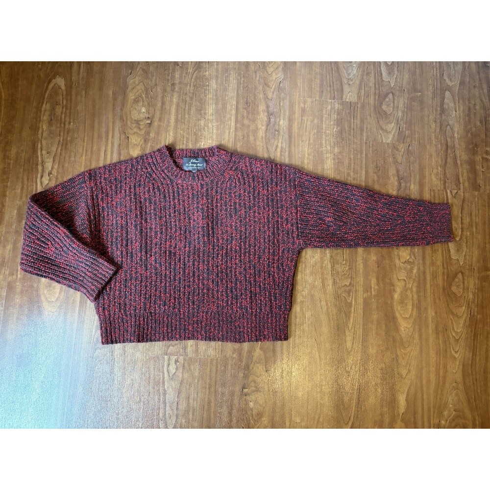 J Crew 75 Spring Street Marled Knit Cashmere Oversized Crewneck Sweater XXS